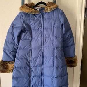 Company store long puffer coat